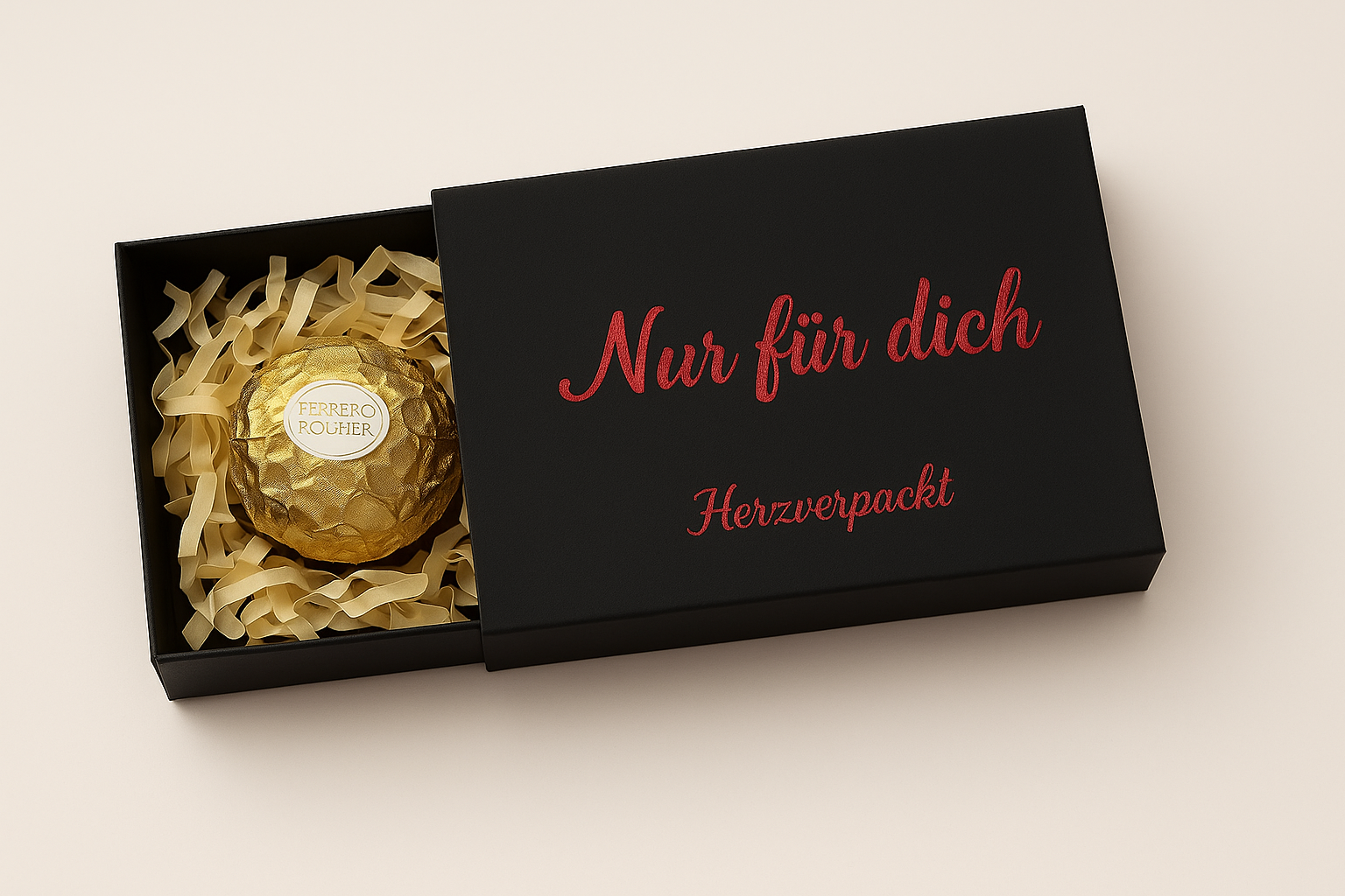 💝Herzverpackt – Personalisierte Geschenkbox mit Wunschtext