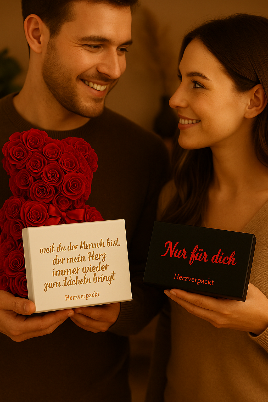 💝Herzverpackt – Personalisierte Geschenkbox mit Wunschtext