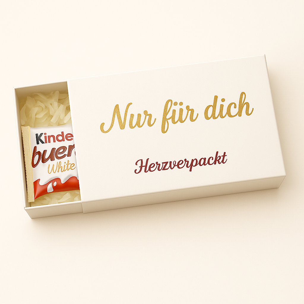 💝Herzverpackt – Personalisierte Geschenkbox mit Wunschtext