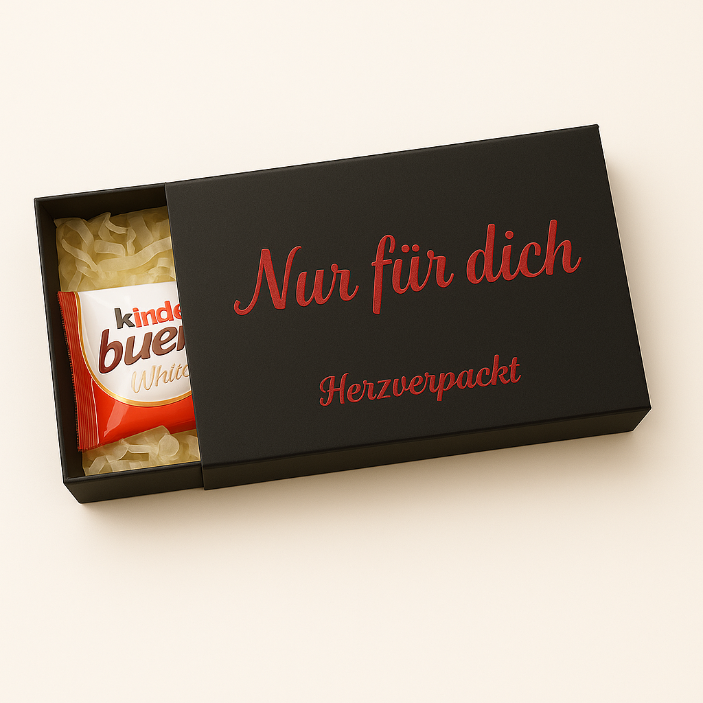 💝Herzverpackt – Personalisierte Geschenkbox mit Wunschtext