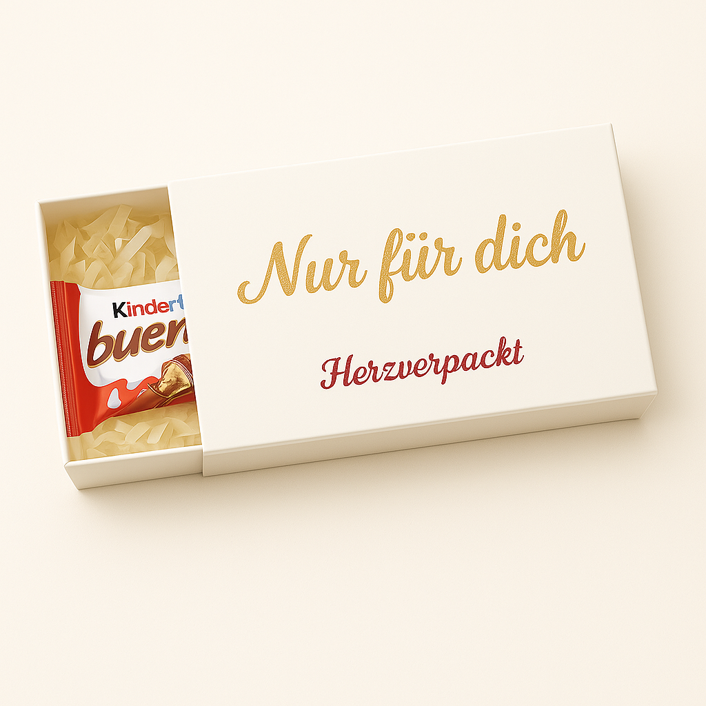 💝Herzverpackt – Personalisierte Geschenkbox mit Wunschtext